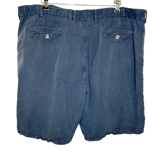 Peter Millar Linen & Silk Blend Short Men's 40 Gray Golf Shorts - Picture 2 of 6